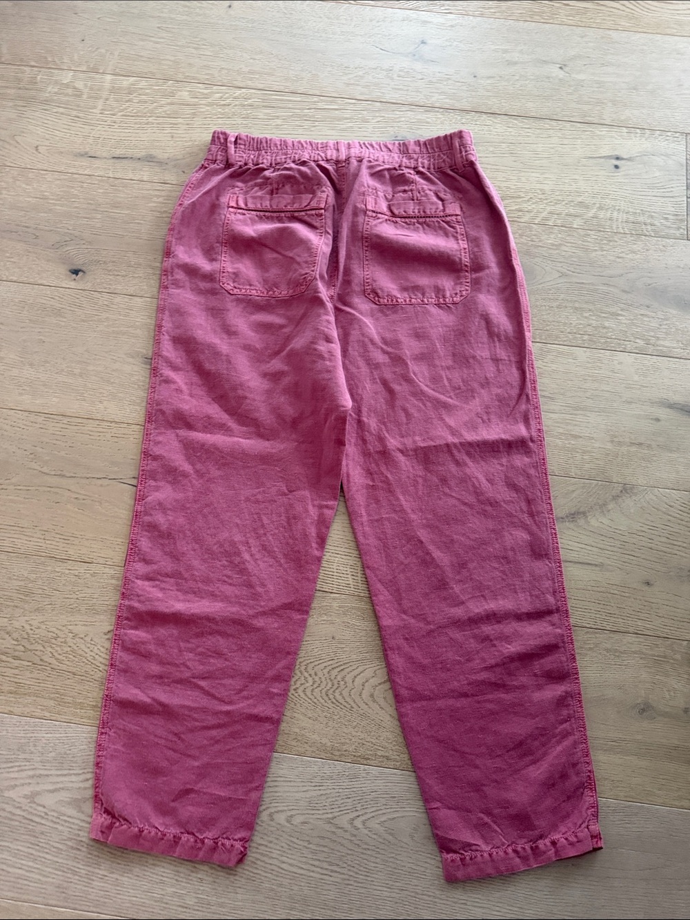Sundance Rivera Utility Pants Linen Cotton Blend Button Fly Boho Size 8 - Picture 2 of 5
